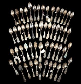 54 Coin Silver Spoons