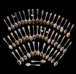Assorted Sterling Silver Demitasse Spoons