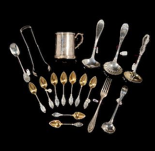 Assorted Coin Silver Flatware