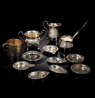 Assorted Sterling Silver Table Items