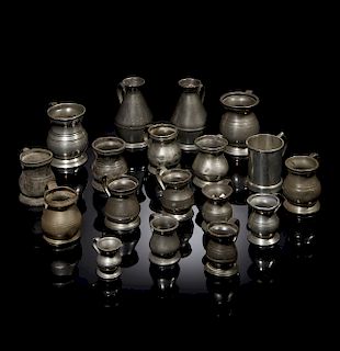 Assorted Pewter Measures