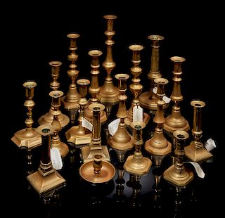 18 Brass Candlesticks