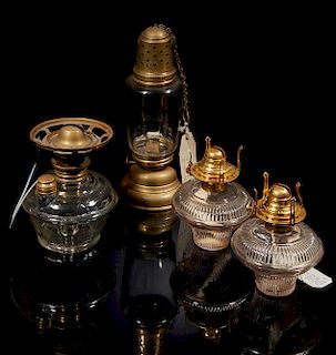Four Kerosene Lamps