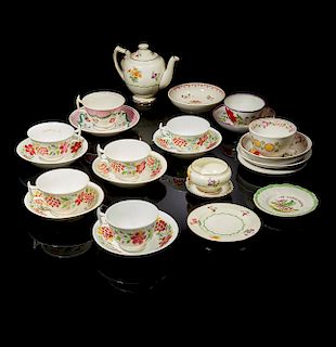 24 Assorted Teacups and Saucers