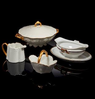 Assorted Gilt Edge Porcelain Tableware