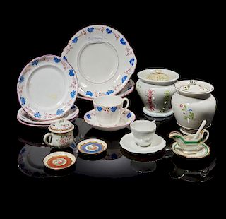 Assorted Porcelain and Pottery
