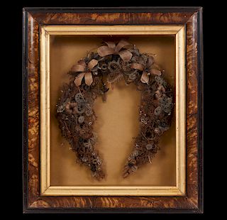 Victorian Woven Hair Wreath