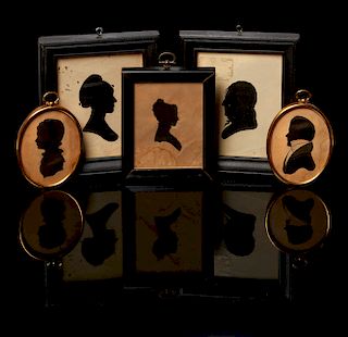 Five Silhouette Portraits