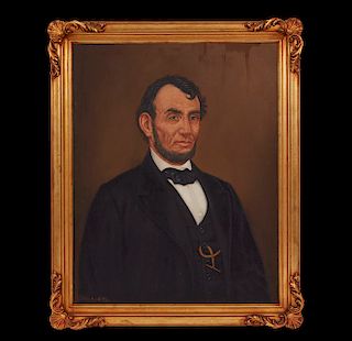 Painting, Portrait of Abraham Lincoln