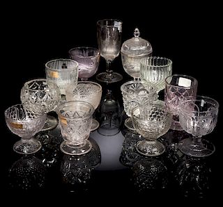 Assorted Glass Table Items