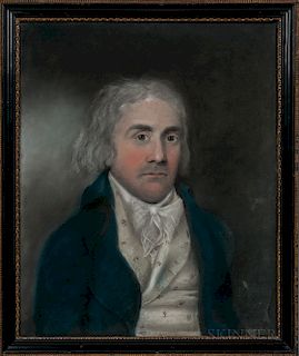 American School, Late 18th/Early 19th Century  Portrait of a Gentleman