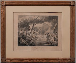 After Elkanah Tisdale (New York, act. 18th Century)    Battle of Lexington