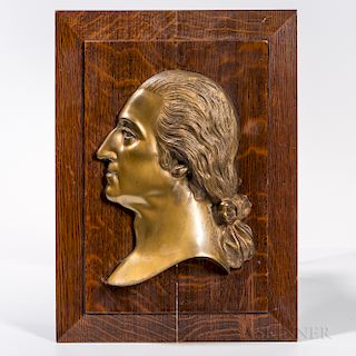 Bronze Profile Portrait of George Washington