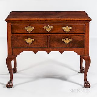 Carved Walnut Dressing Table