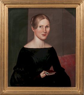 American School, 19th Century  Portrait of a Young Woman