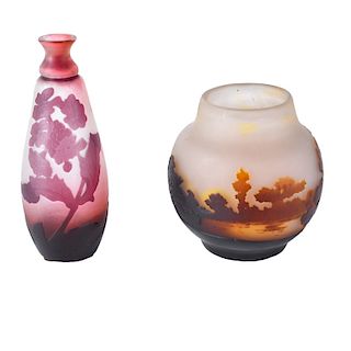 Two Galle Vases