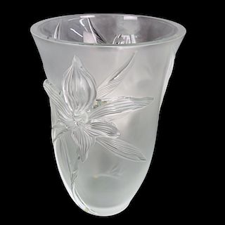 Lalique Iris Vase