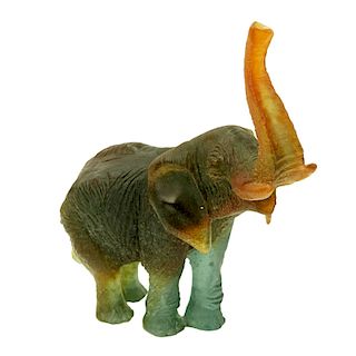 Daum Elephant Figurine