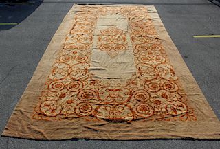 Large Antique Hand Made Carpet