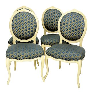 Four (4)Louis XV style Dining Chairs