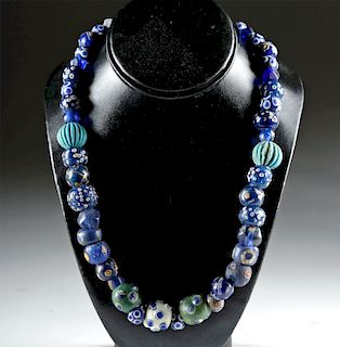 Wearable Eastern Mediterranean Glass Eye-Bead Necklace