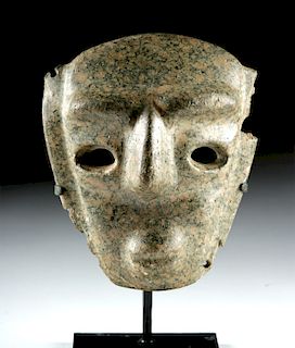 Fine Chontal Greenstone Mask, ex-Bellak