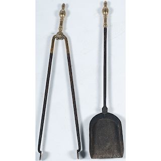 Fireplace Tongs and Shovel 