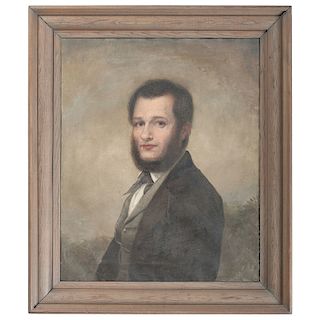 Portrait of a Man, Attributed to Marcus Mote (American, 1817-1898)