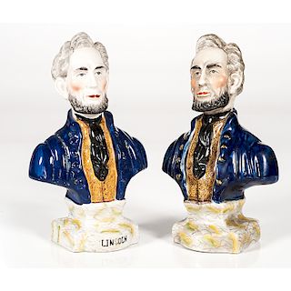 Porcelain Lincoln Busts 
