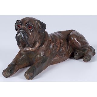 Terracotta Dog Figure