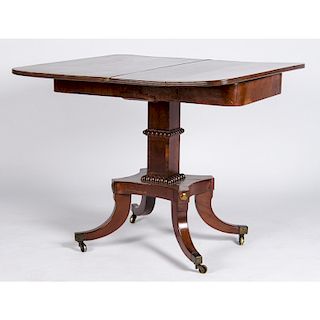 Classical Mahogany Game Table