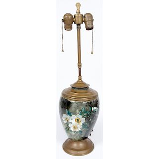 Cincinnati Art Pottery Lamp by Albert Valentien