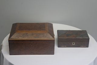 Collectible Grouping to Inc. Inlaid box, Chess