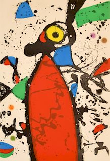 Joan Miro Aquatint, Signed Edition