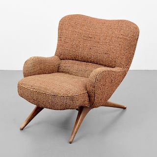 Vladimir Kagan "Barrel" Lounge Chair