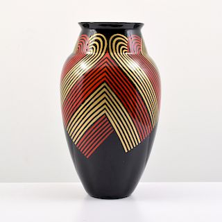Large Art Deco Vase, Manner of Jean Dunand