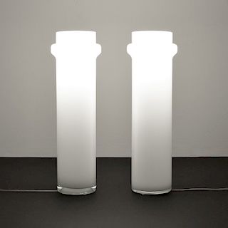 Pair of Vistosi "Phantom" Table Lamps, Murano