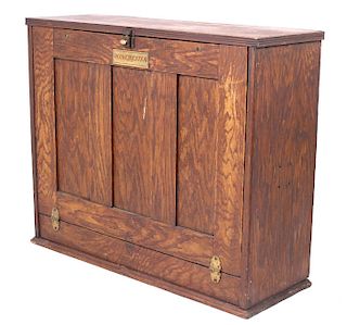 Wooden Winchester Gun Store Cabinet