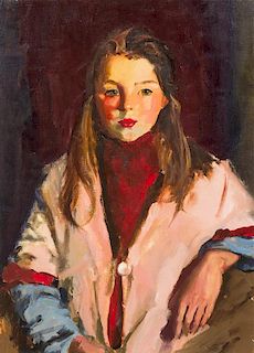 * Robert Henri, (American, 1865-1929), Bridget Lavelle, 1926