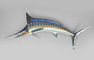 Pacific Striped Marlin Fish Full Mount, Trophy Fish