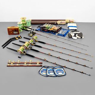 Lg Collection of Offshore Big Game Fishing Equipment