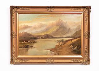 Sidney Hooper, Highland River Landscape, Signed