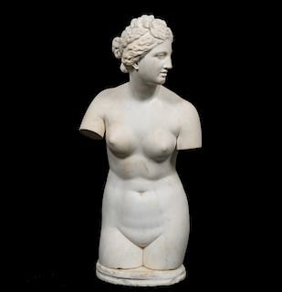 Continental Marble Statue of Aphrodite 19th C.