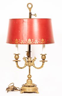 Louis XVI Style Bouillotte Table Lamp