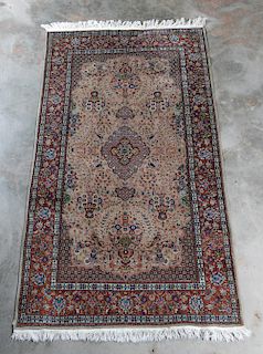 Hand Woven Pakistani Rug or Carpet, 4' 8" x 8' 10"