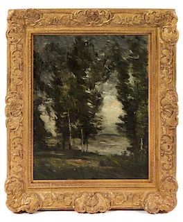 Barbizon School, (French, 19th Century), Forest Landscape
