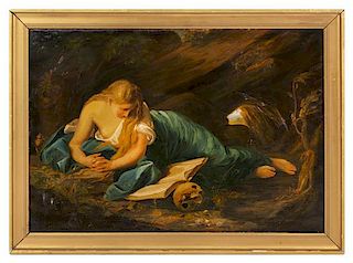 After Pompeo Battoni, (19th Century), Penitent Magdalene