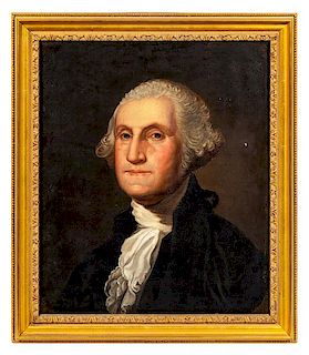 After Gilbert Stuart, (19th Century), Portrait of George Washington