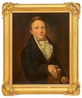 American School, (Early 19th Century), Portrait of a Young Man