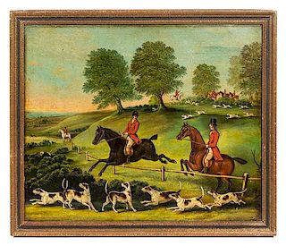 H. T. Widdas, (Likely British, 19th Century), Fox Hunting Scenes (three works)